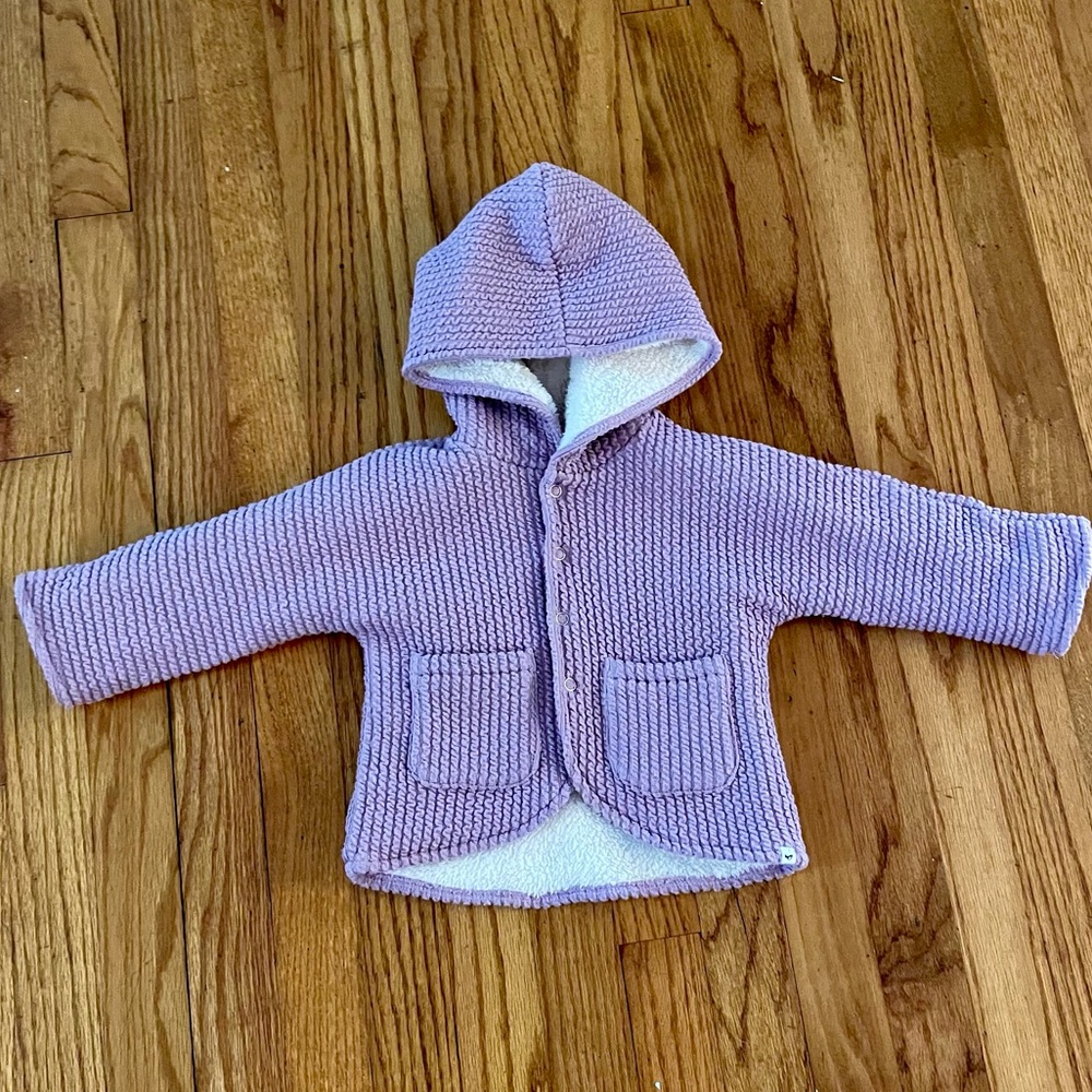 Oh Baby! Winter snowdrift hoody jacket jacket in lavender 6-12 months